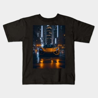 Chicago Night Ride Kids T-Shirt